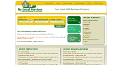 Desktop Screenshot of mylocalservices.com
